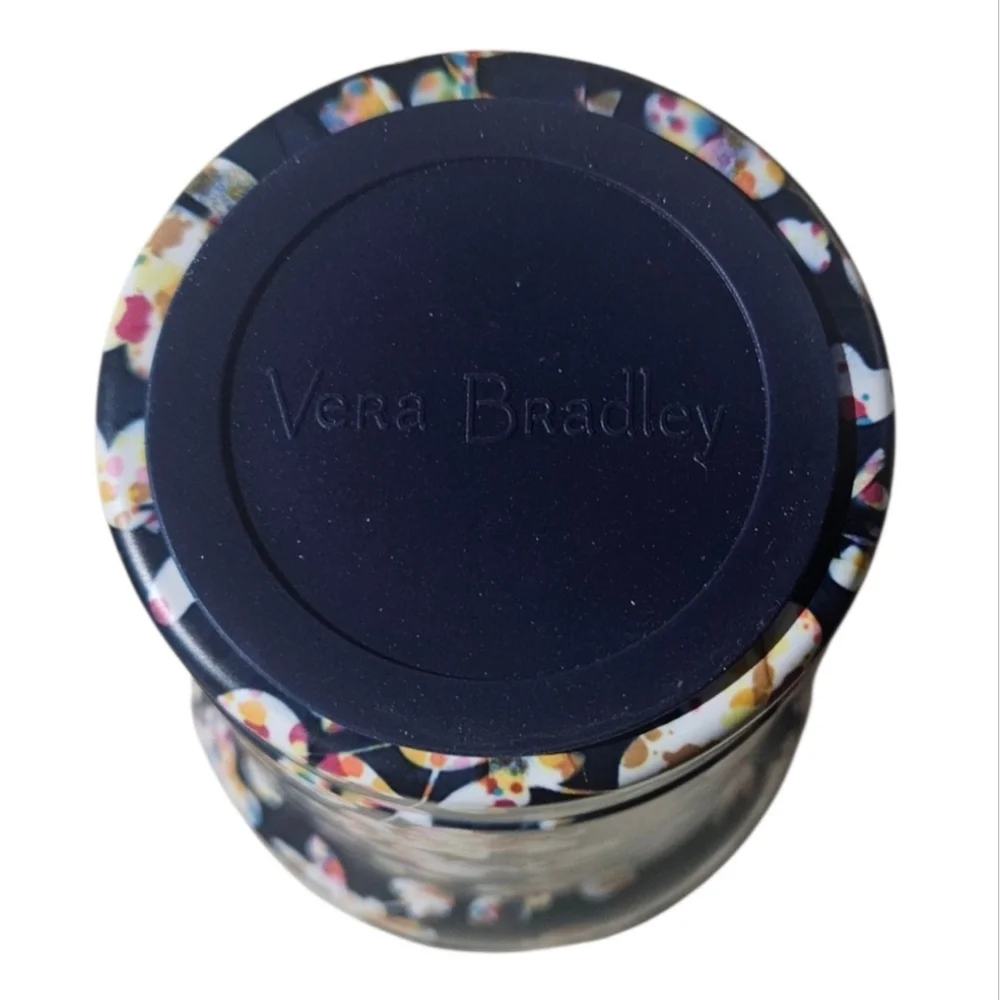 Vera Bradley 28 Oz Double Walled Stainless Tumbler Cut Vines Floral No Lid - Picture 4 of 4